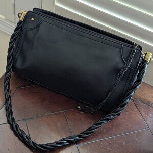 Soft Leather Shoulder Bag Relic Twisted Strap